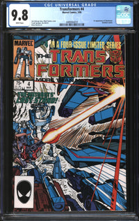 Transformers (1984) # 4 CGC 9.8 NM/MT