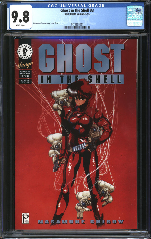 Ghost In The Shell (1995) #3 CGC 9.8 NM/MT