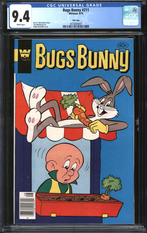 Bugs Bunny (1942) #211 Whitman Variant/File Copy CGC 9.4 NM