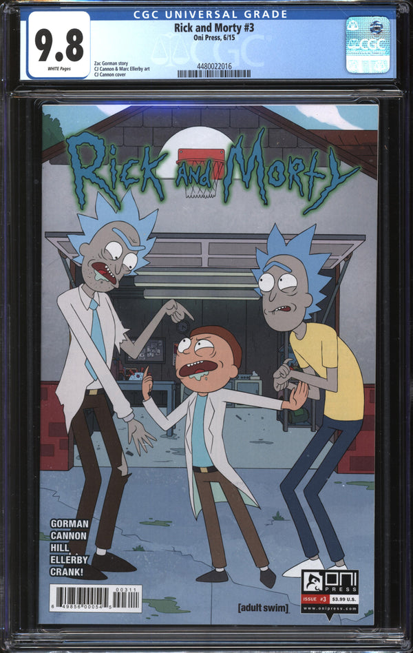 Rick And Morty (2015) # 3 CGC 9.8 NM/MT