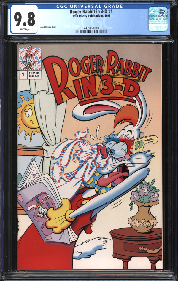 Roger Rabbit In 3-D (1992) #1 CGC 9.8 NM/MT