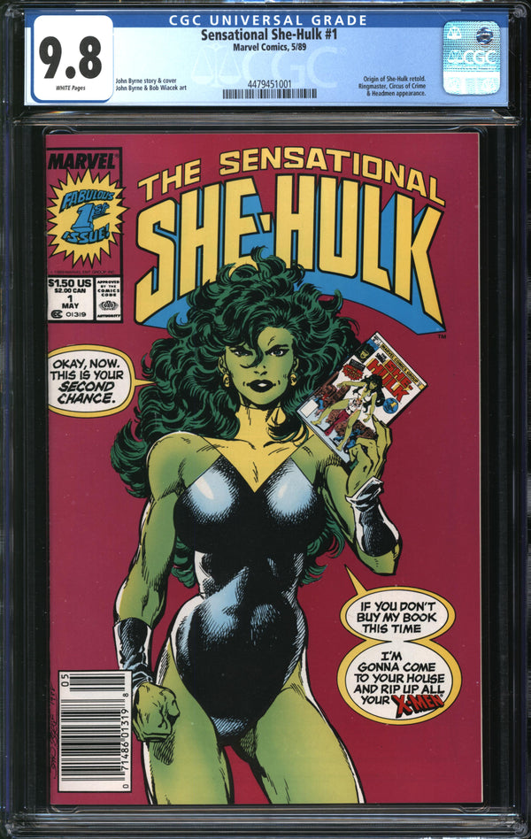 Sensational She-Hulk (1989) #1 CGC 9.8 NM/MT