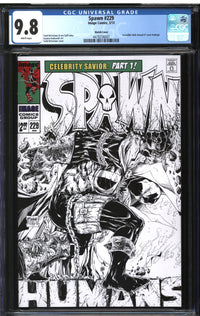 Spawn (1992) #229 Sketch Cover CGC 9.8 NM/MT