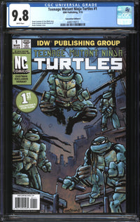 Teenage Mutant Ninja Turtles (2011) # 1 Convention Edition B CGC 9.8 NM/MT