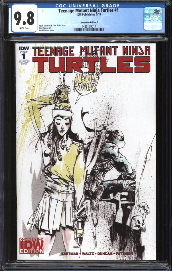 Teenage Mutant Ninja Turtles (2011) # 1 Convention Edition D CGC 9.8 NM/MT