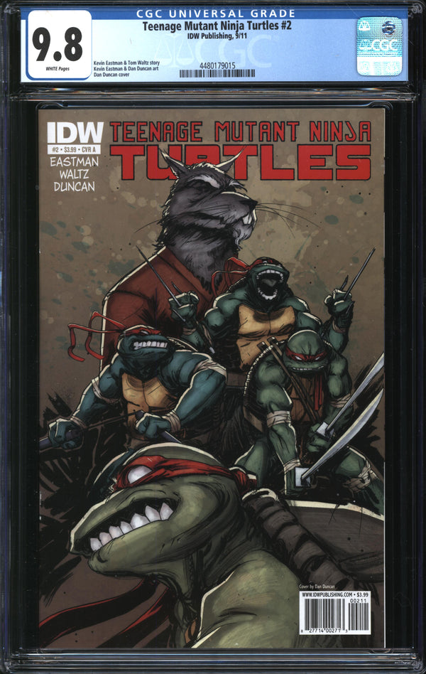 Teenage Mutant Ninja Turtles (2011) # 2 CGC 9.8 NM/MT