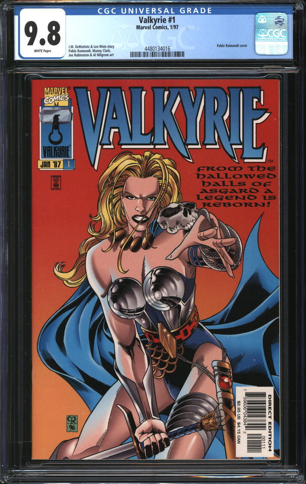 Valkyrie (1997) #1 CGC 9.8 NM/MT