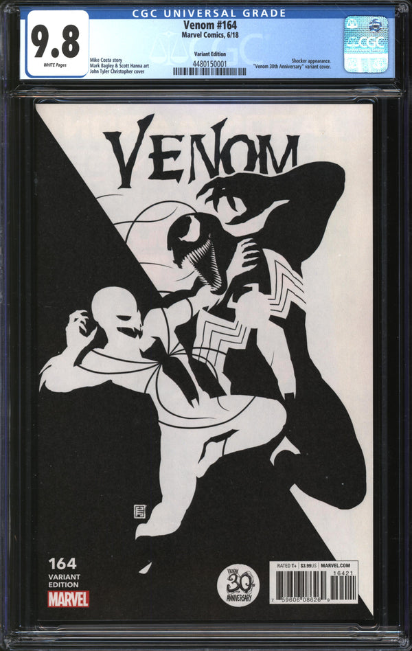 Venom (2017) #164 Venom 30th Anniversary Variant CGC 9.8 NM/MT