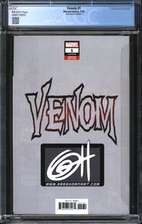 Venom (2018) #1 Greg Horn Art Edition B CGC 9.9 MINT