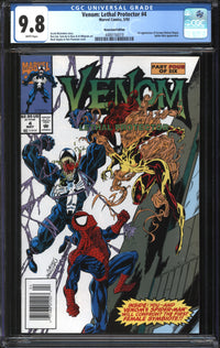 Venom: Lethal Protector (1992) #4 Newsstand Edition CGC 9.8 NM/MT