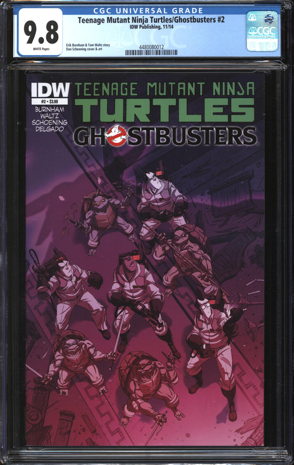 Teenage Mutant Ninja Turtles/Ghostbusters (2014) #2 CGC 9.8 NM/MT