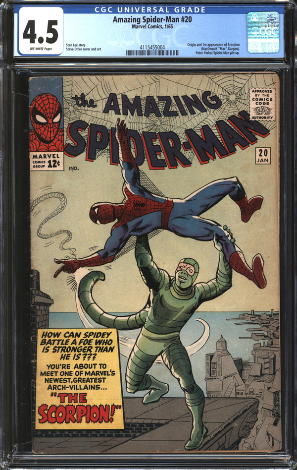 Amazing Spider-Man (1963) # 20 CGC 4.5 VG+