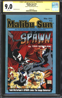 Malibu Sun (1992) #13 CGC Signature Series 9.0 VF/NM