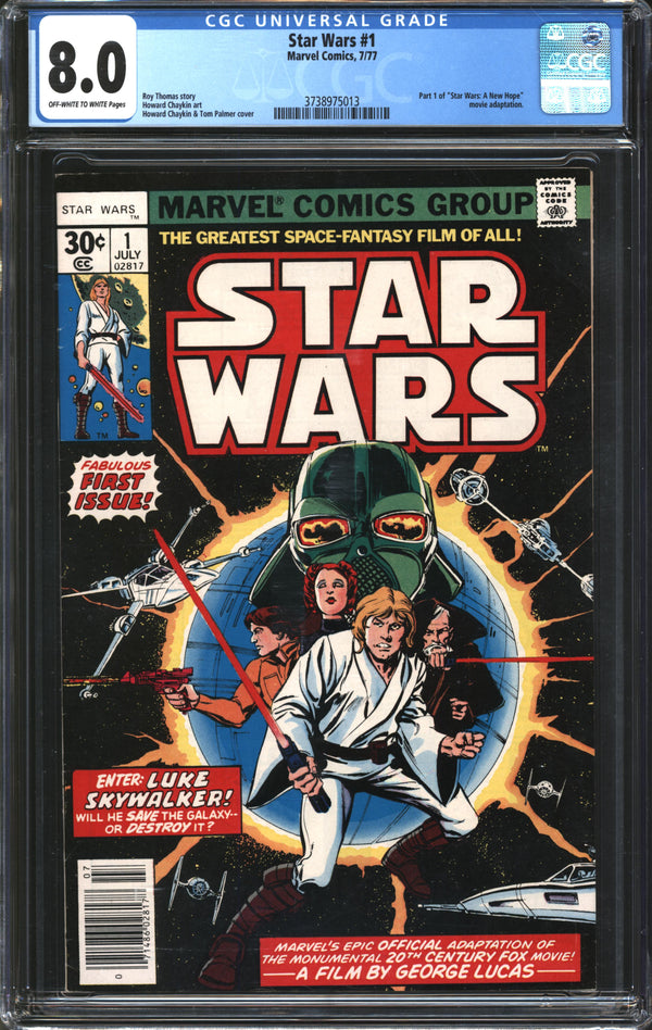 Star Wars (1977) #  1 CGC 8.0 VF