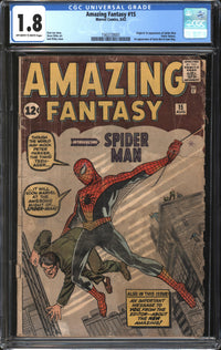 Amazing Fantasy (1962) #15 CGC 1.8 GD-