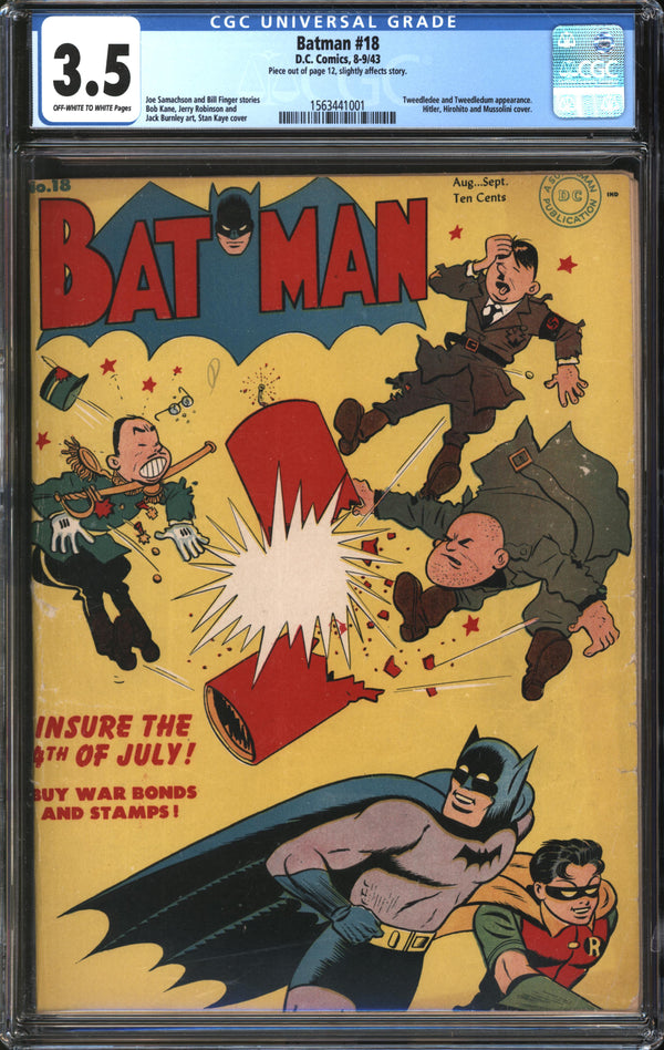 Batman (1940) # 18 CGC 3.5 VG-