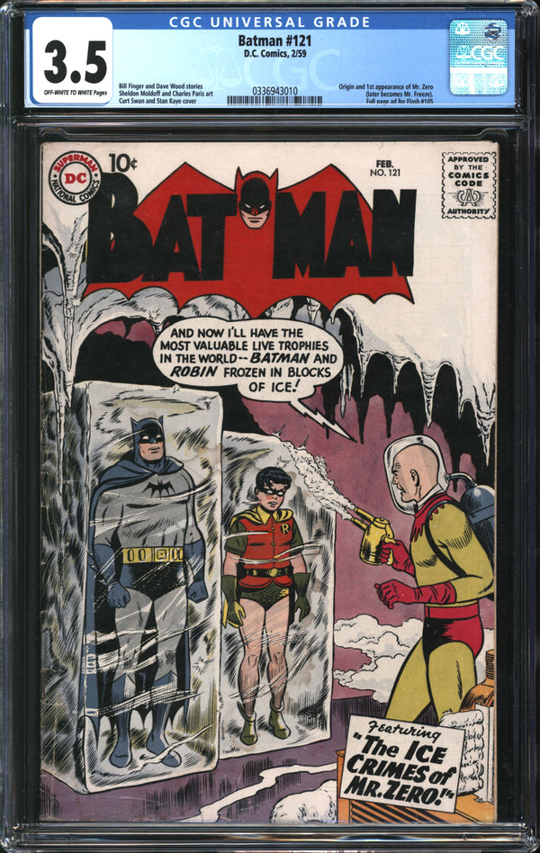 Batman (1940) #121 CGC 3.5 VG-