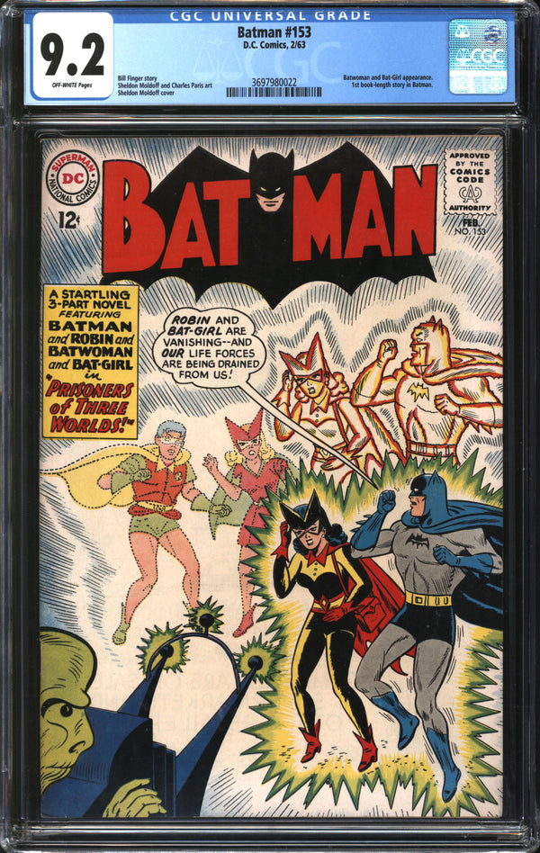 Batman (1940) #153 CGC 9.2 NM-