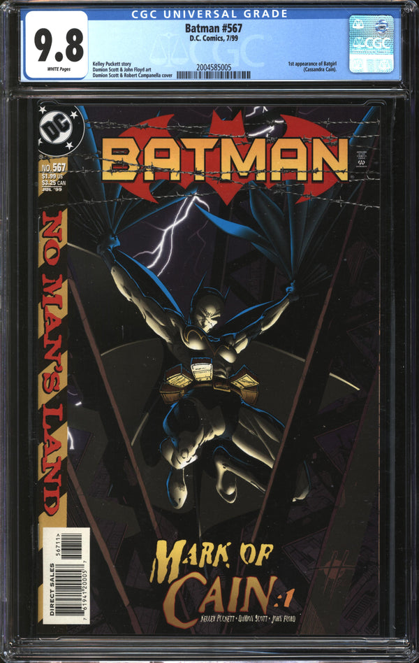 Batman (1940) #567 CGC 9.8 NM/MT