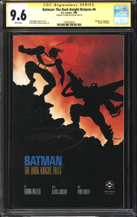 Batman: The Dark Knight Returns (1986) #4 CGC Signature Series 9.6 NM+ Signed Frank Miller