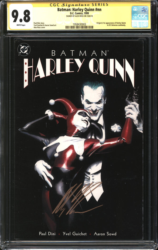 Batman: Harley Quinn (1999) #1 CGC Signature Series 9.8 NM/MT