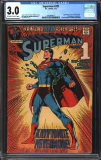 Superman (1939) #233 CGC 3.0 GD/VG