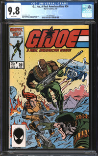 G.I. Joe, A Real American Hero (1982) # 56 CGC 9.8 NM/MT