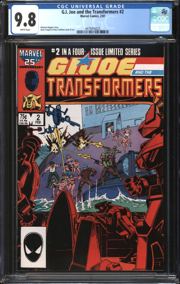 G.I. Joe And The Transformers (1987) #2 CGC 9.8 NM/MT