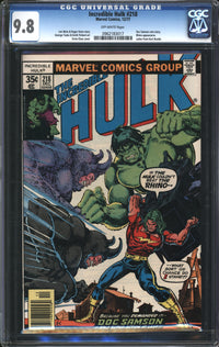 Incredible Hulk (1962) #218 CGC 9.8 NM/MT