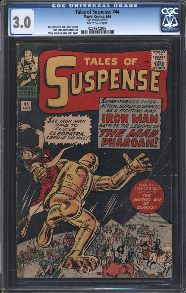 Tales Of Suspense (1959) #44 CGC 3.0 GD/VG