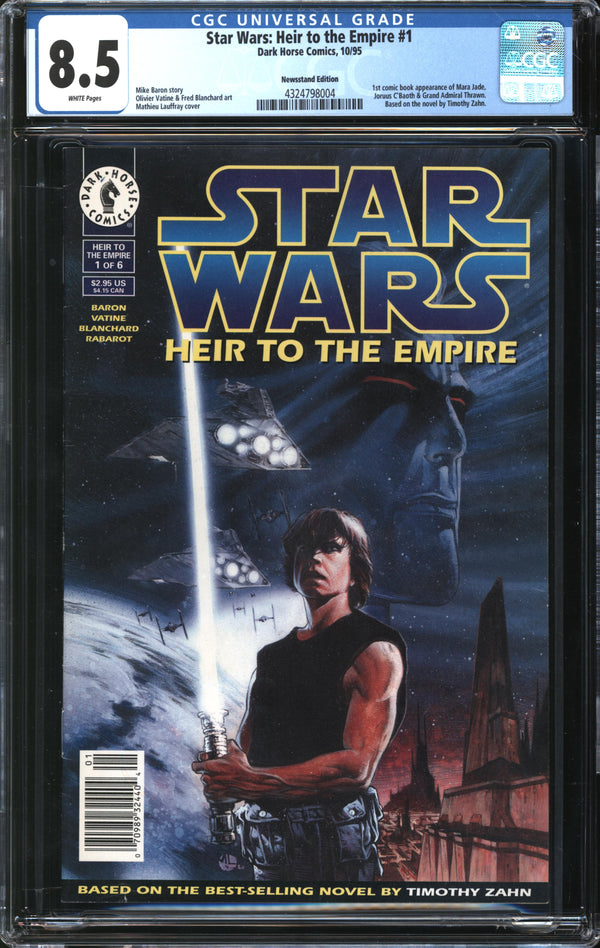 Star Wars: Heir To The Empire (1995) #1 Newsstand Edition CGC 8.5 VF+