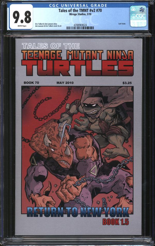 Tales Of The TMNT (2004) #70 CGC 9.8 NM/MT