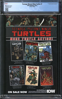 Teenage Mutant Ninja Turtles (2011) # 1 Halloween Edition CGC 9.8 NM/MT