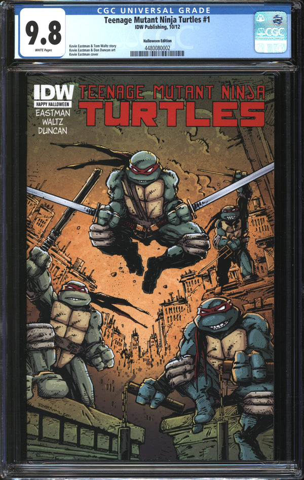 Teenage Mutant Ninja Turtles (2011) # 1 Halloween Edition CGC 9.8 NM/MT