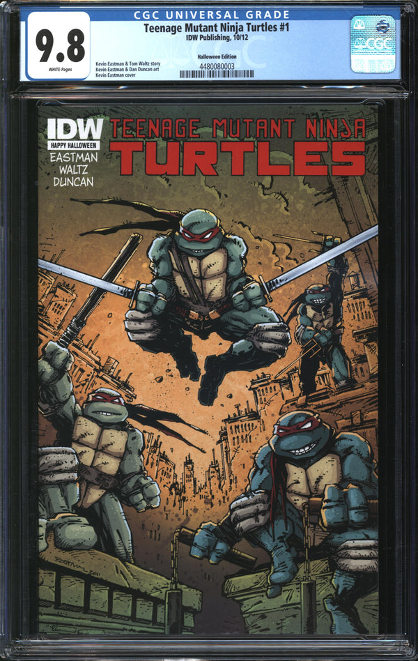 Teenage Mutant Ninja Turtles (2011) # 1 Halloween Edition CGC 9.8 NM/MT