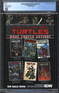 Teenage Mutant Ninja Turtles (2011) # 1 Halloween Edition CGC 9.8 NM/MT