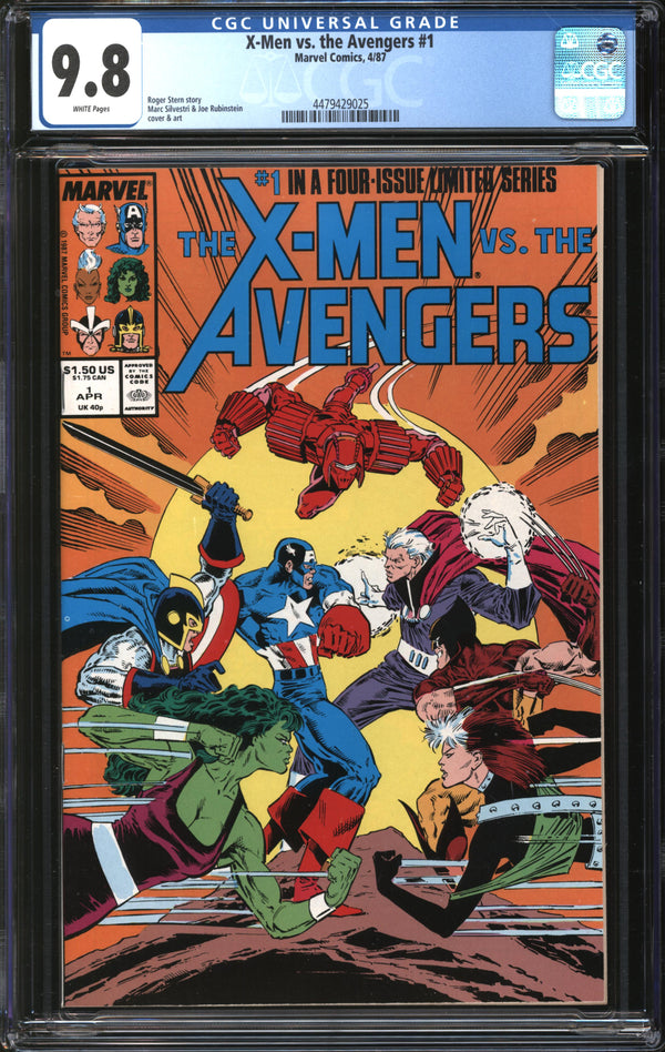 X-Men Vs. The Avengers (1987) #1 CGC 9.8 NM/MT