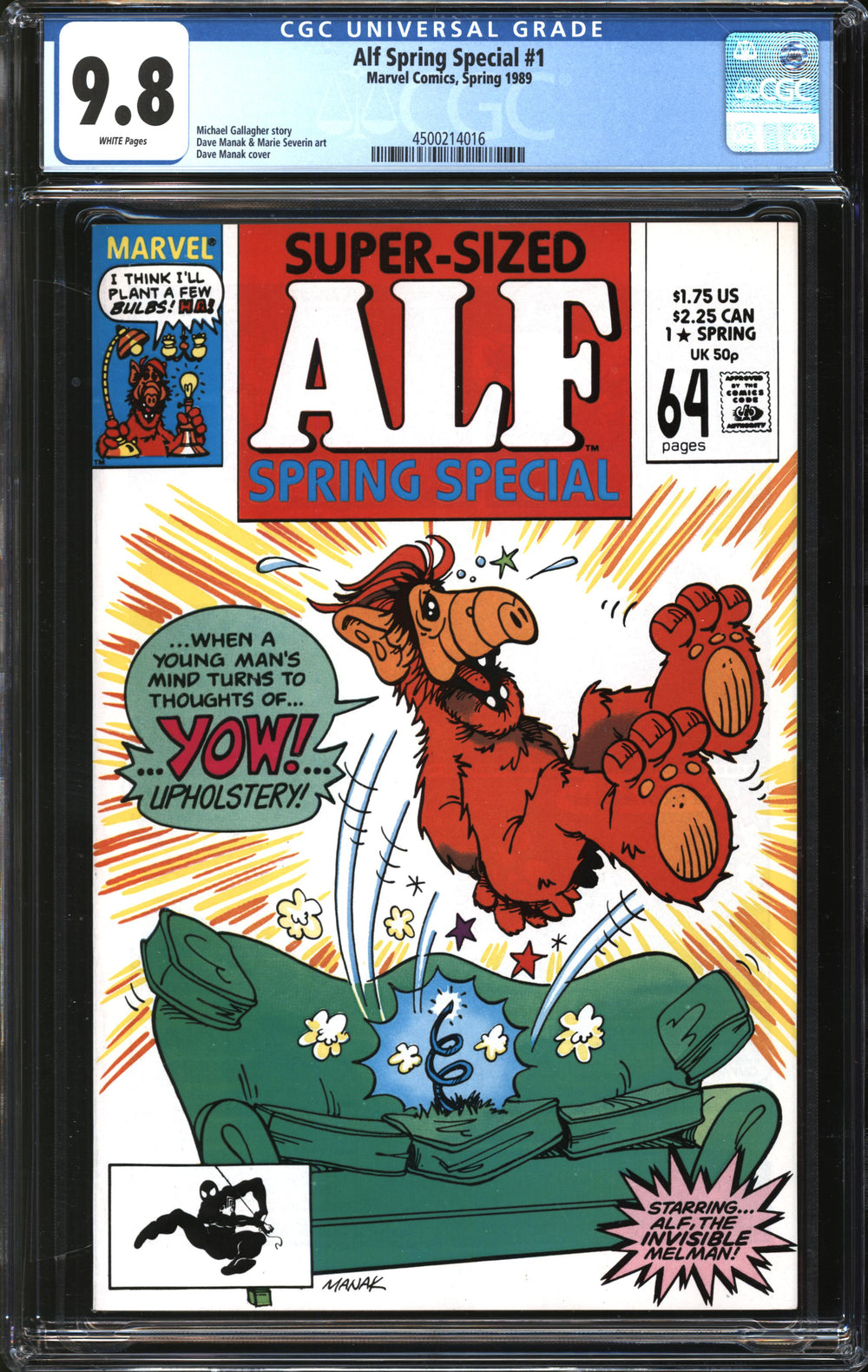 Alf on sale #1 Marvel Comics CGC Graded