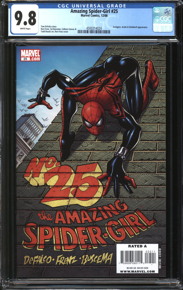 Amazing Spider-Girl (2006) #25 CGC 9.8 NM/MT