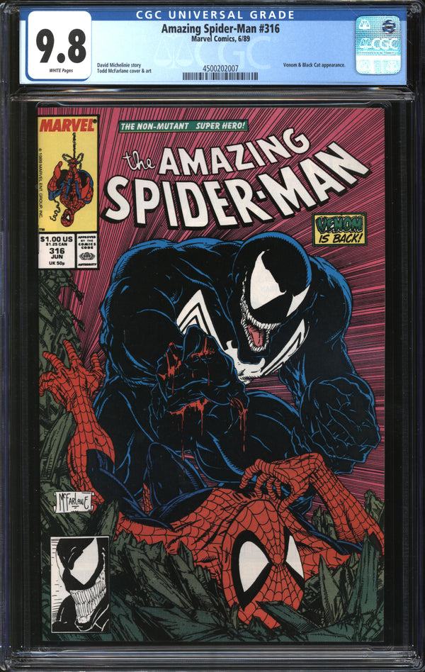 Amazing Spider-Man (1963) #316 CGC 9.8 NM/MT