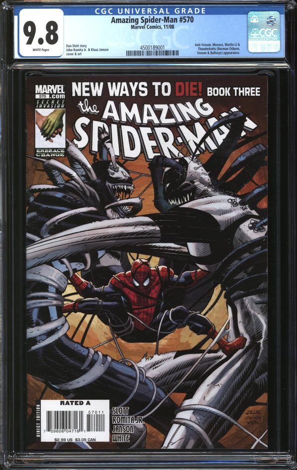 Amazing Spider-Man (1963) #570 CGC 9.8 NM/MT