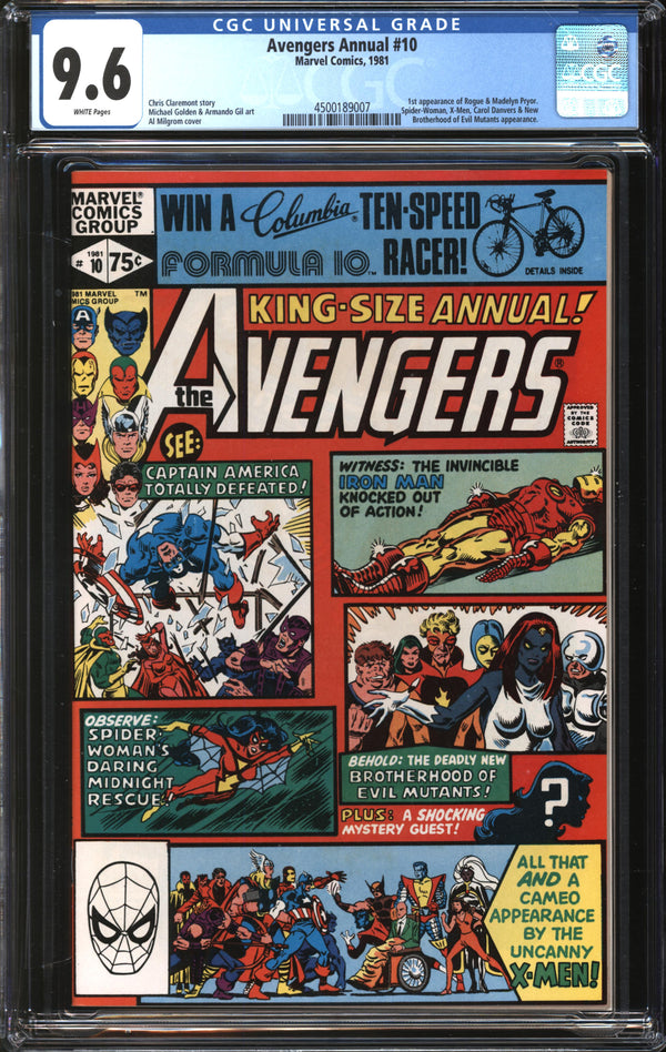 Avengers Annual (1981) #10 CGC 9.6 NM+