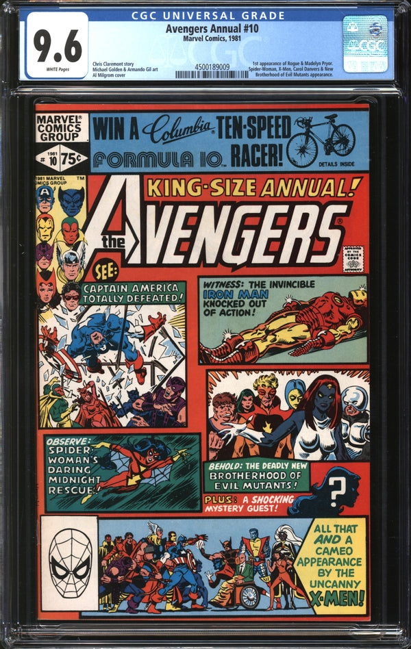 Avengers Annual (1981) #10 CGC 9.6 NM+