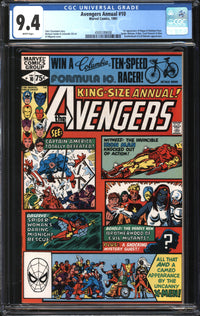 Avengers Annual (1981) #10 CGC 9.4 NM