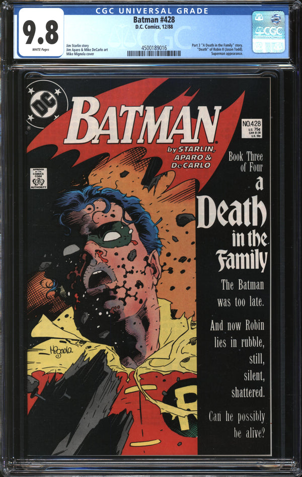 Batman (1940) #428 CGC 9.8 NM/MT