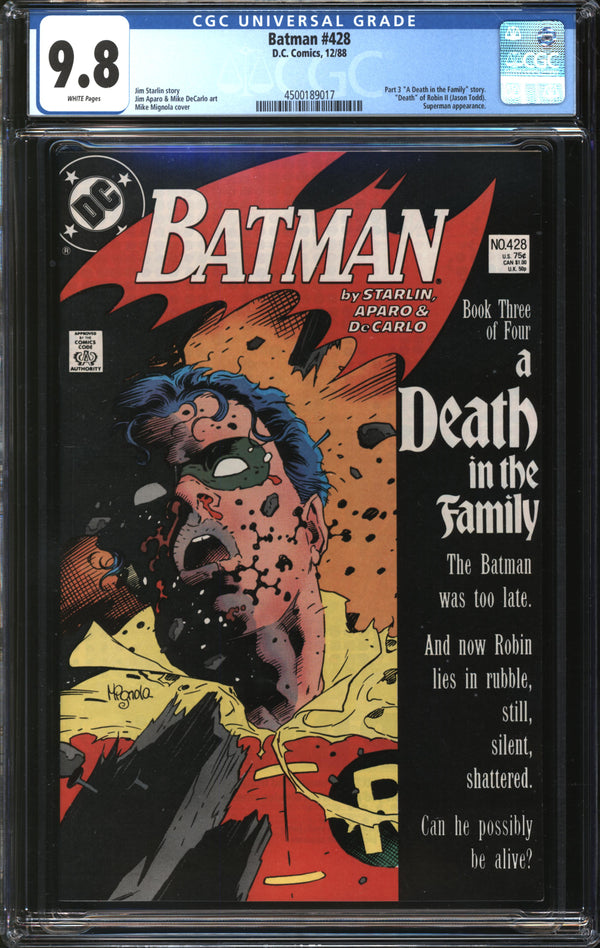 Batman (1940) #428 CGC 9.8 NM/MT