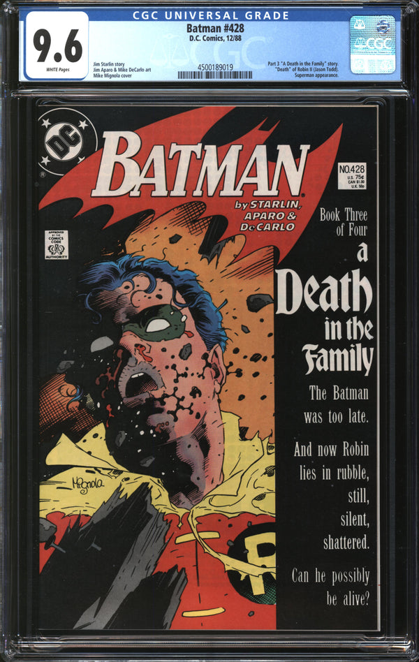 Batman (1940) #428 CGC 9.6 NM+