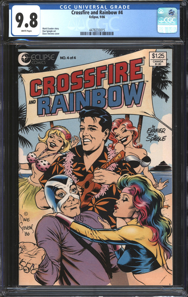 Crossfire And Rainbow (1986) #4 CGC 9.8 NM/MT