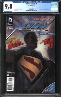 Action Comics (2011) #9 Combo-Pack Edition CGC 9.8 NM/MT