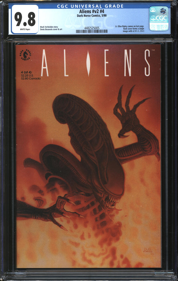 Aliens (1989) #4 CGC 9.8 NM/MT